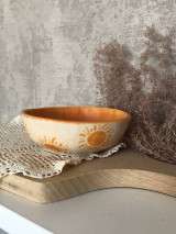 Nádoby - Keramický set so slniečkami (Miska) - 17716610_