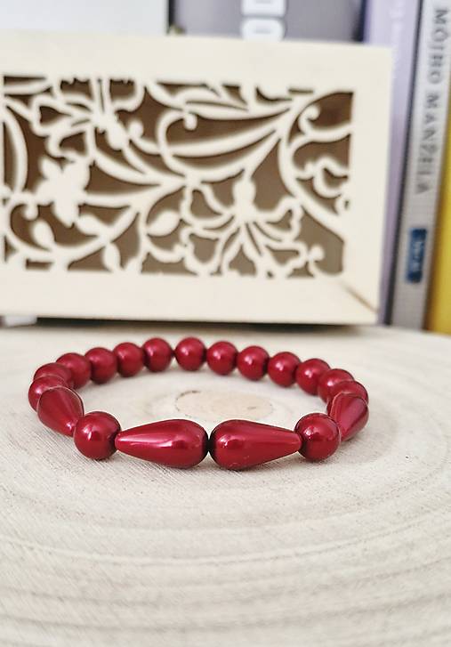 Náramok Red perla