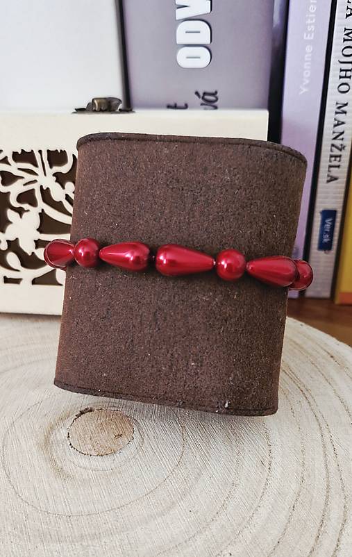 Náramok Red perla