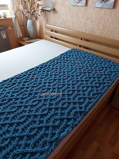 Jemnučká a ľahká deka z priadze alize puffy - šedá  (Deka, rozmer cca (90 x 200) cm, farba č. 294)