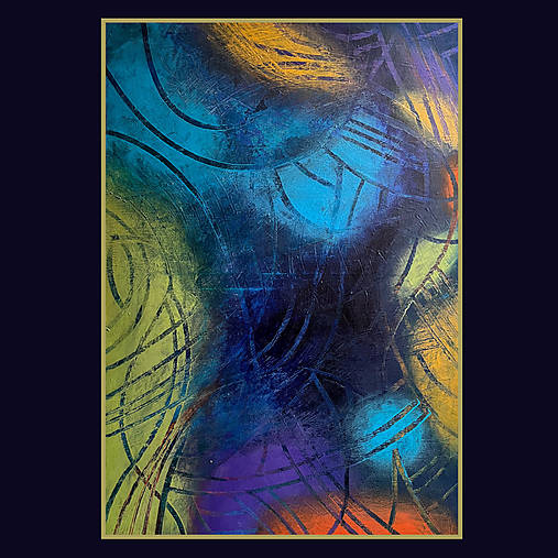 Obrazy - Farebná vízia 100x70 - 17717616_