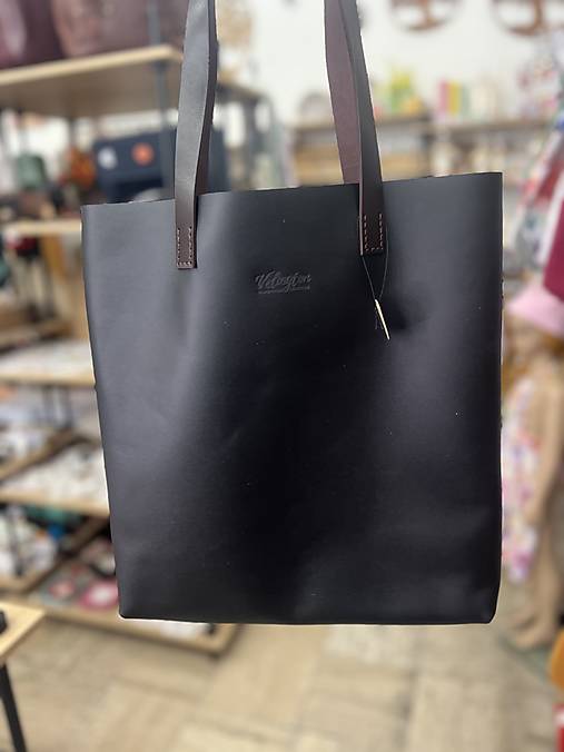 Kožená nákupná taška  (4)