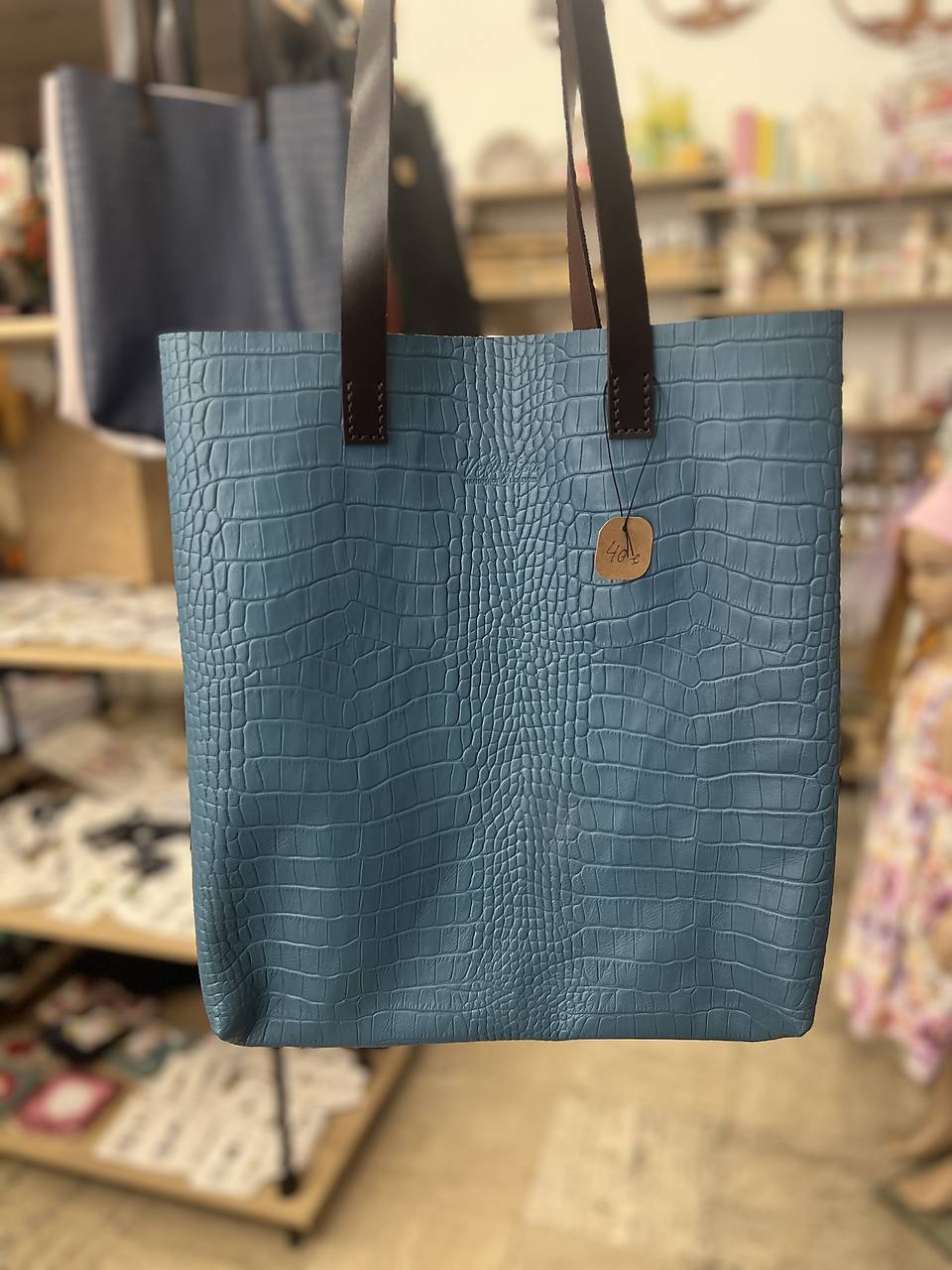 Kožená nákupná taška  (1)