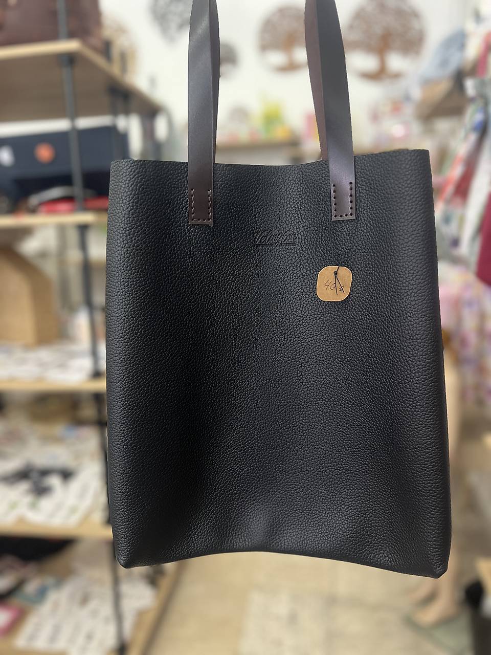 Kožená nákupná taška  (2)