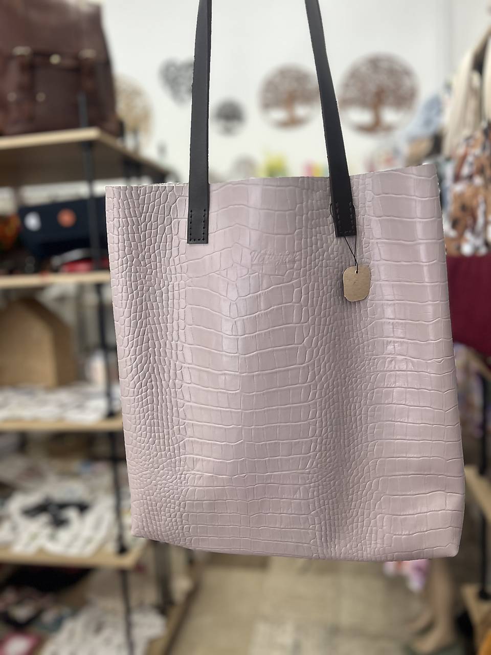 Kožená nákupná taška  (7)