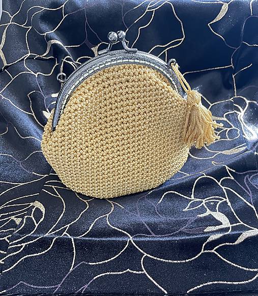 Kabelky - Háčkovaná kabelka - kozmetická taštička - 17719293_