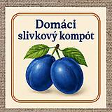 Úložné priestory & Organizácia - Rôzne etikety na kompóty 02 - 8 x 8 cm - 17719990_