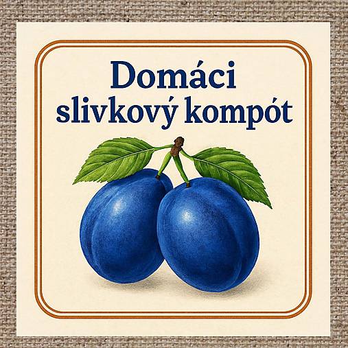 Úložné priestory & Organizácia - Rôzne etikety na kompóty 01 - 6 x 6 cm - 17719970_