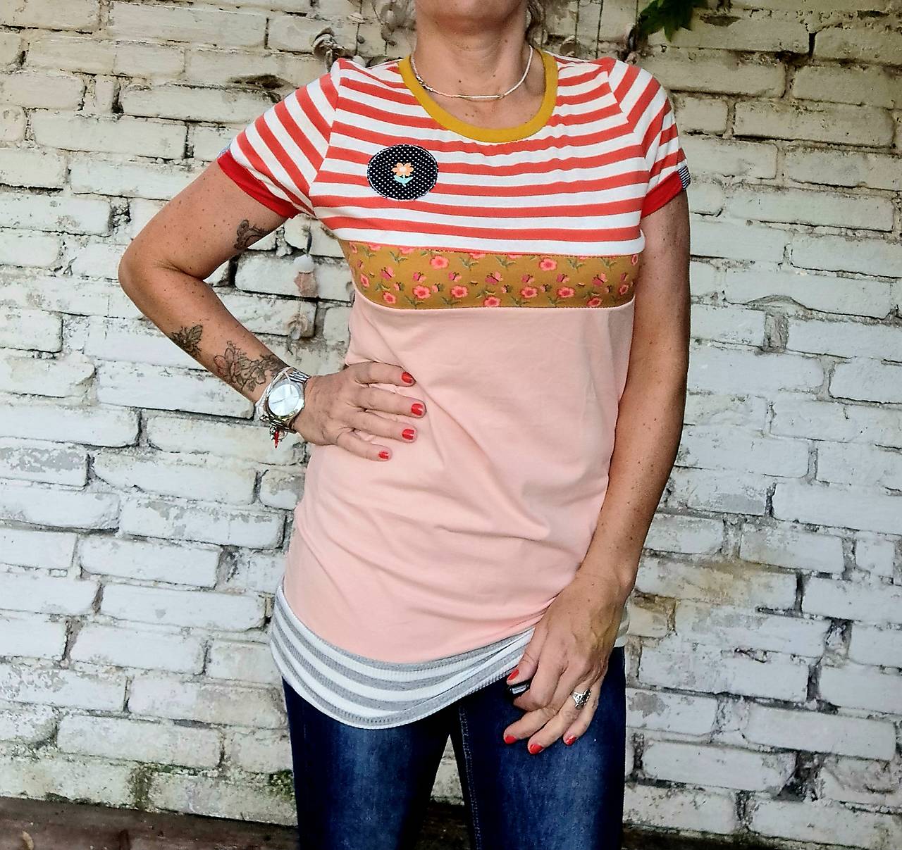 Tričko malované Fiori 