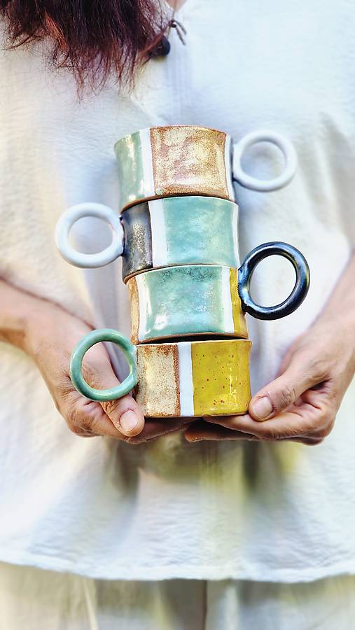 Nádoby - Šáločka Mentolka - 17722423_