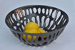 Nádoby - Keramická mísa černá - 17722488_