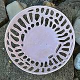 Nádoby - Keramická mísa růžová - 17722505_