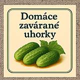 Úložné priestory & Organizácia - Rôzne etikety na zaváraniny 01 - 6 x 6 cm - 17721338_