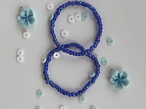 Detské doplnky - Náramok - Sashique Blue Crystal - 17721839_