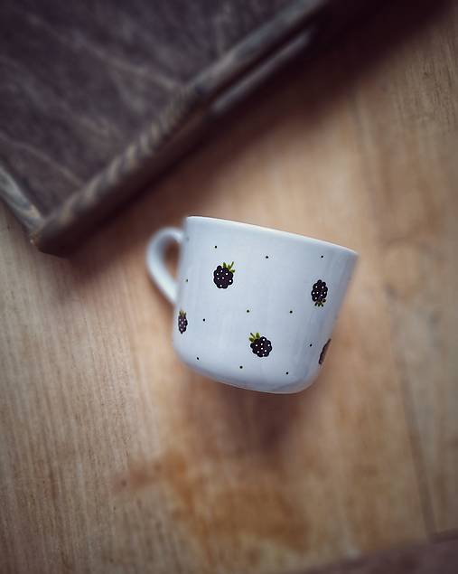 Nádoby - Porcelánová šálka Černice - 17724246_