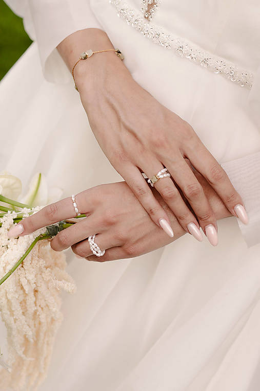 Perlový prstienok La Perla Viva – minimalistická elegancia