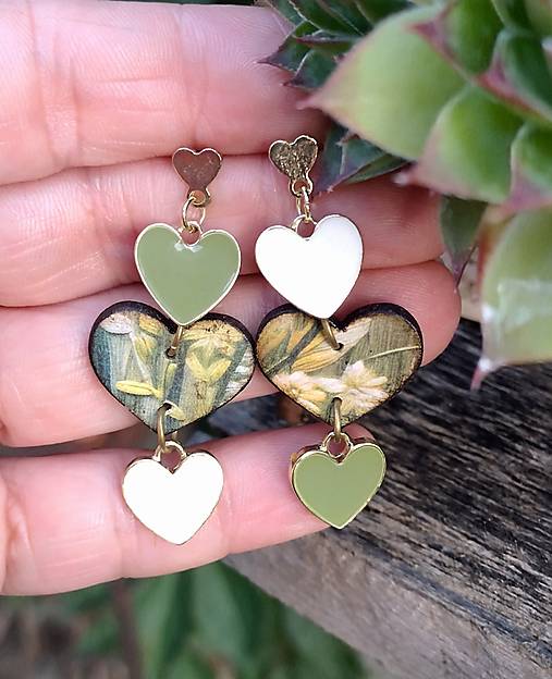 Náušnice - Výšivka  - 17725021_