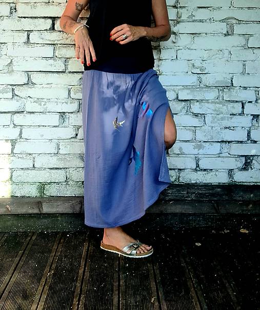 Sukně  bluebarry - mušelín