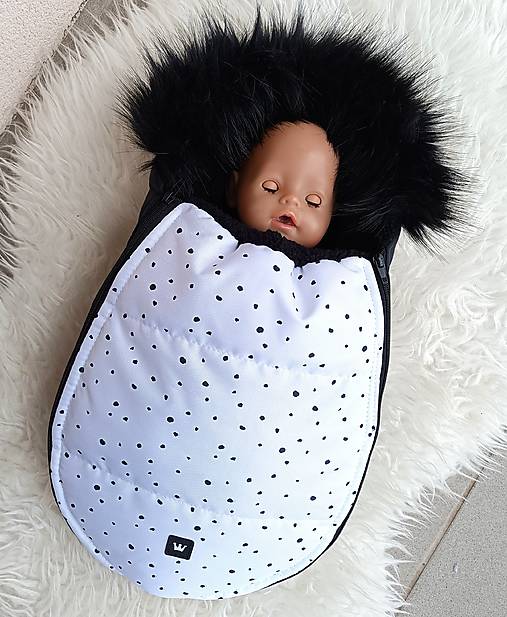 Hračky - Fusak pre bábiky - Bodky  - 17724904_