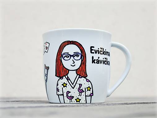 Nádoby - Postavička na želanie - povolanie OPATROVATEĽKA (280 ml) - 17725311_