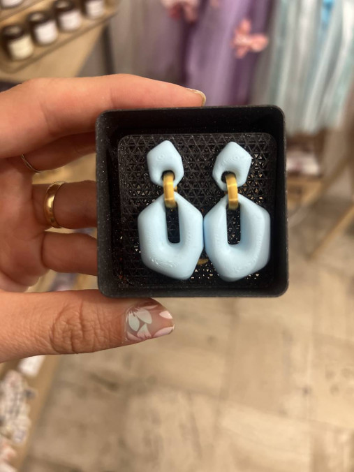 Náušnice z 3D tlačiarne (N056)