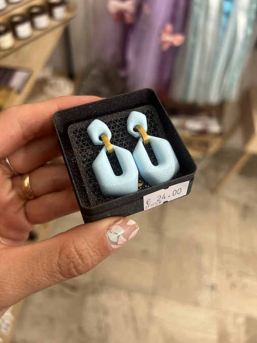 Náušnice z 3D tlačiarne (N056)