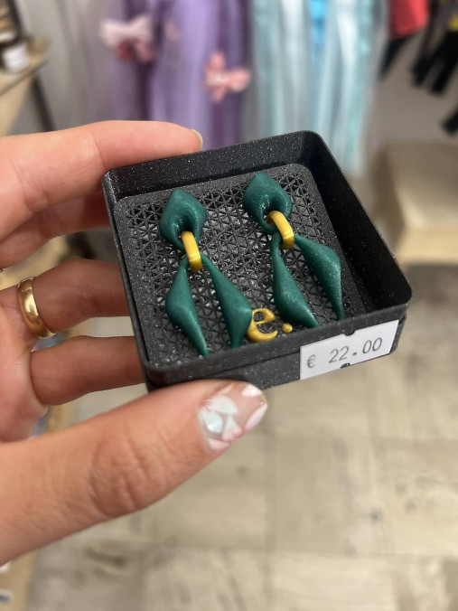 Náušnice z 3D tlačiarne (N083)