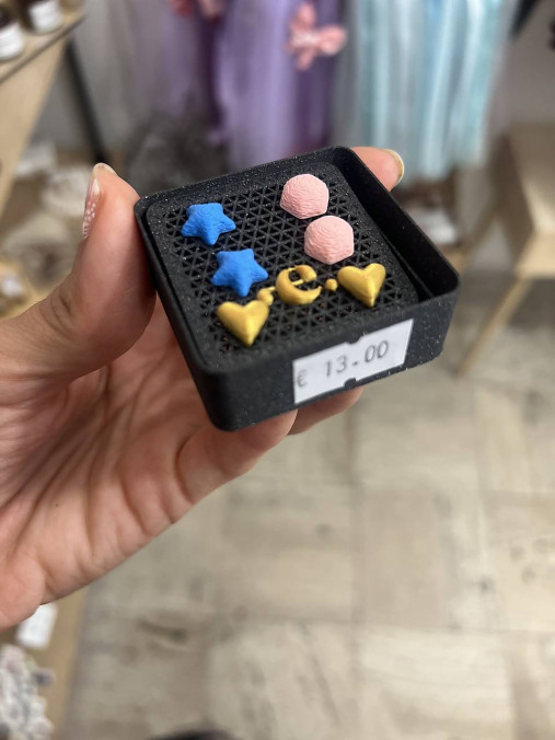 Náušnice z 3D tlačiarne (set002)