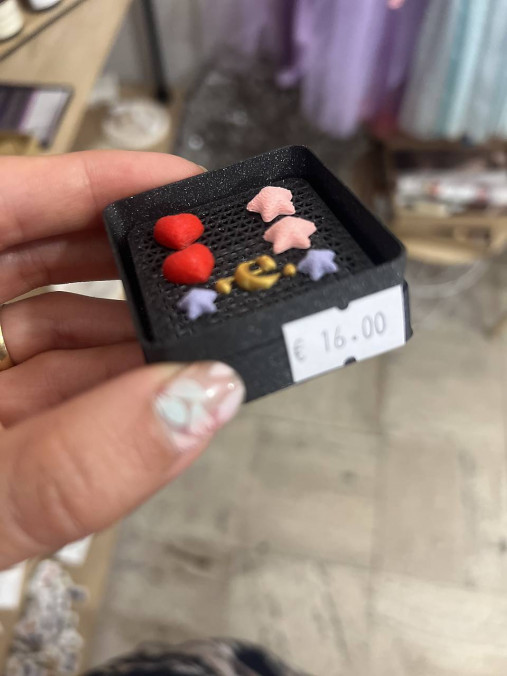 Náušnice z 3D tlačiarne (set002)