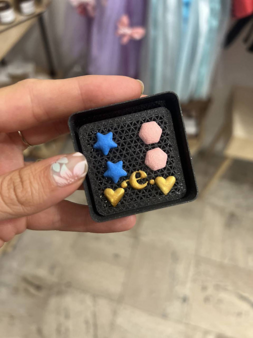 Náušnice z 3D tlačiarne (set002)