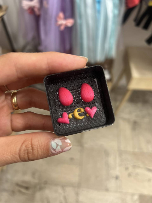 Náušnice z 3D tlačiarne (set003)