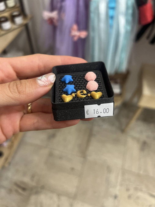 Náušnice z 3D tlačiarne (set002)