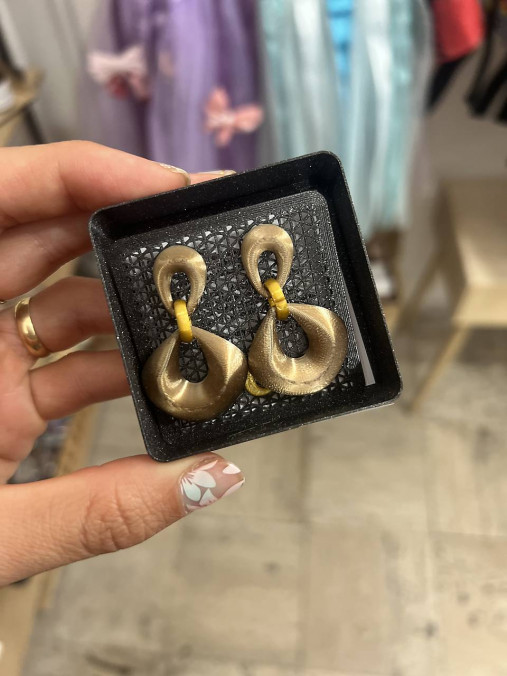 Náušnice z 3D tlačiarne (N052)