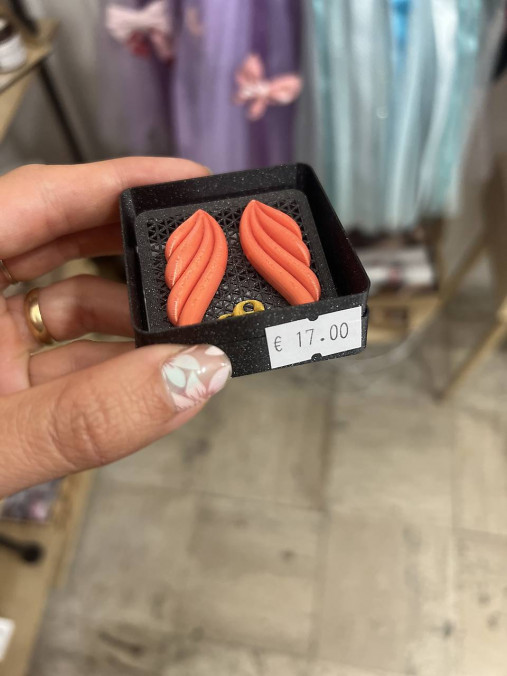 Náušnice z 3D tlačiarne (N071)