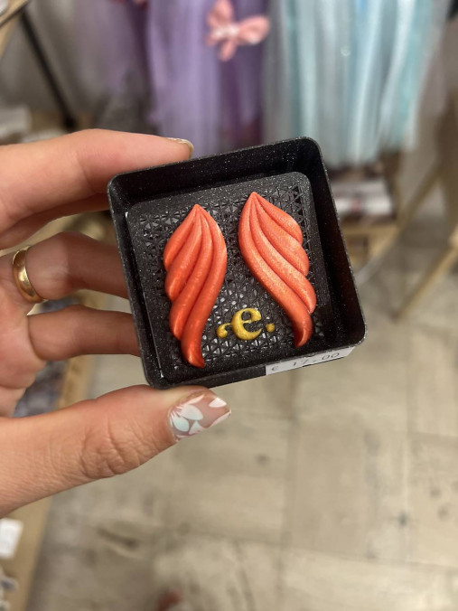 Náušnice z 3D tlačiarne (N071)