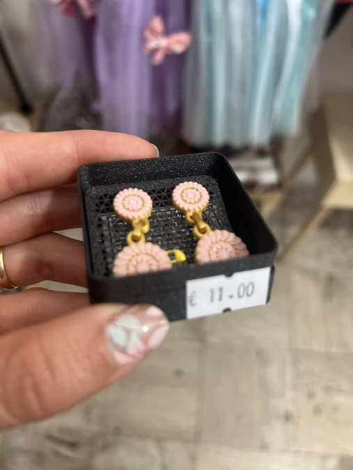 Náušnice z 3D tlačiarne (N048)