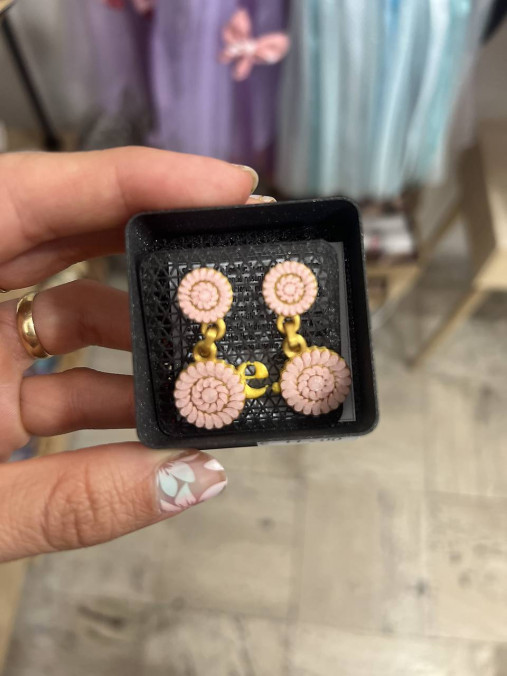 Náušnice z 3D tlačiarne (N048)