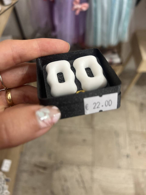 Náušnice z 3D tlačiarne (N096)