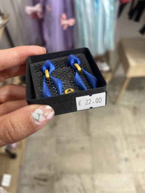 Náušnice z 3D tlačiarne (N083)