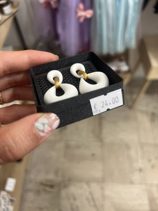 Náušnice z 3D tlačiarne (N052)