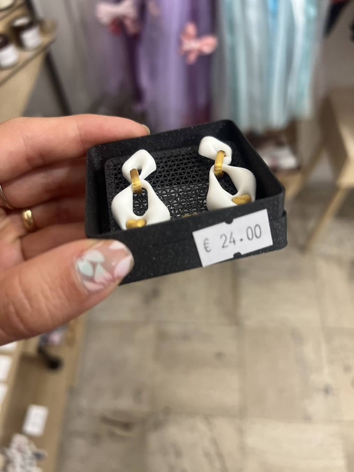 Náušnice z 3D tlačiarne (N053)