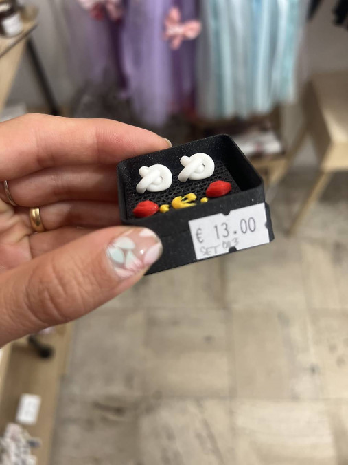 Náušnice z 3D tlačiarne (set003)