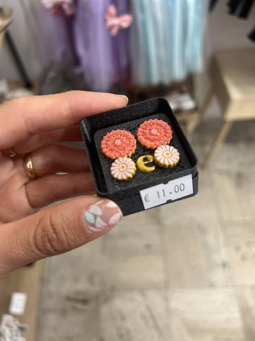 Náušnice z 3D tlačiarne (set001)