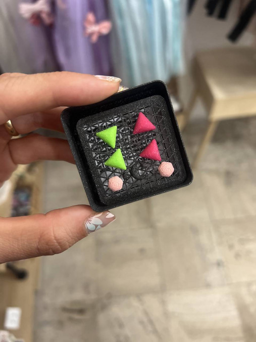 Náušnice z 3D tlačiarne (set002)