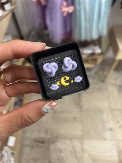 Náušnice z 3D tlačiarne (set003)