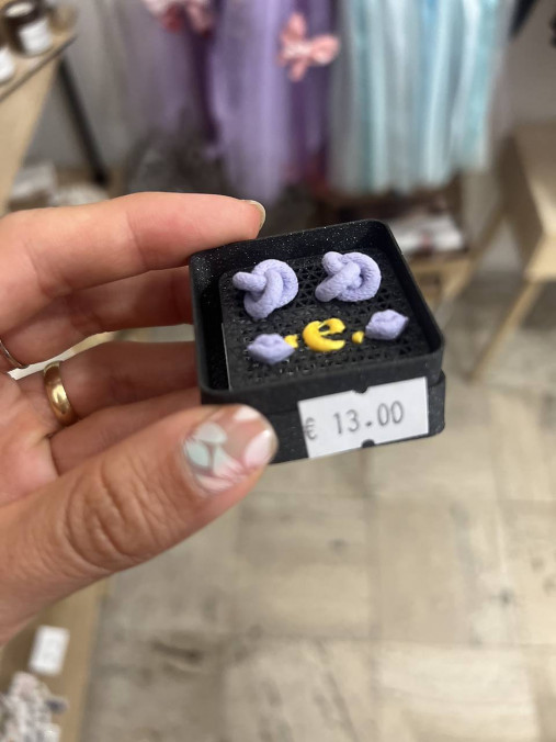 Náušnice z 3D tlačiarne (set003)