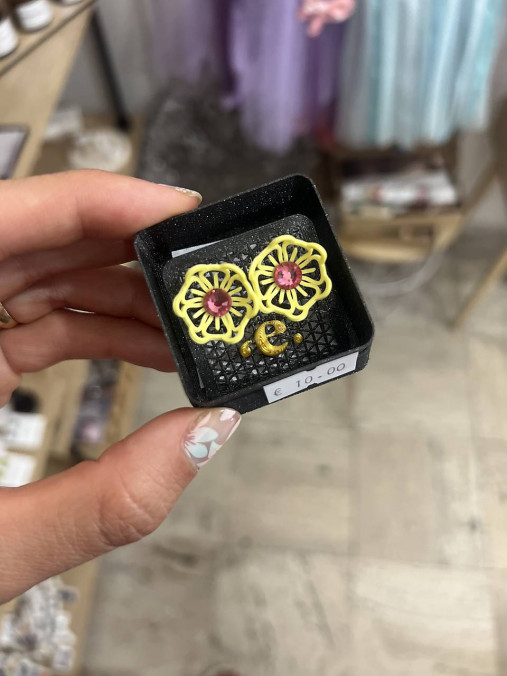 Náušnice z 3D tlačiarne (N080)