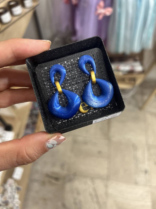 Náušnice z 3D tlačiarne (N052)