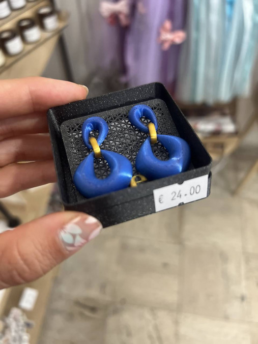 Náušnice z 3D tlačiarne (N052)