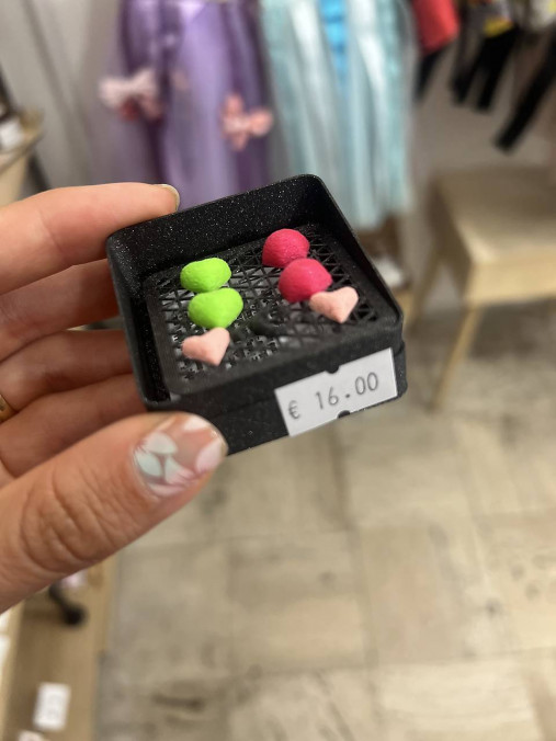 Náušnice z 3D tlačiarne (set002)